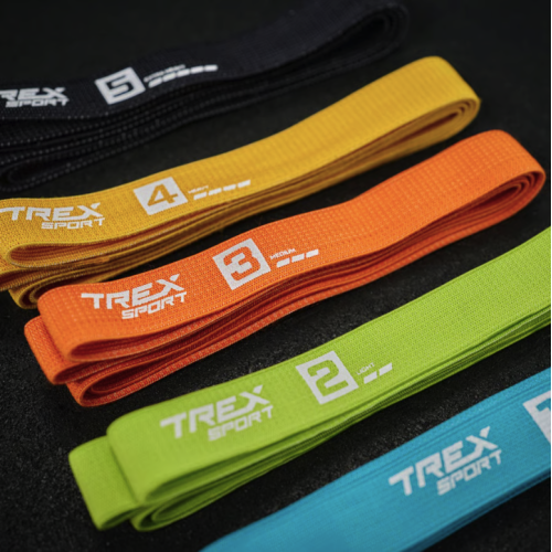 Резинка для фитнеса  Trex Sport TX-005PB 5в1 set B 2,5-25кг - фото №8